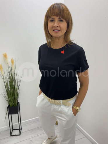 Bluzka basic serduszko
