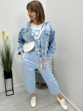 Spodnie bawełniane NAIF przywieszka