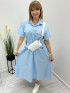 Sukienka szmizjerka bawełniana