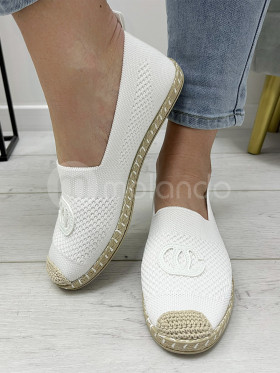 Buty espadryle skarpetowe