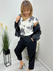 Bluzka polska produkcja imitacja koronki L426