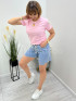 Szorty na gumie cienki jeans