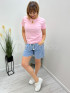 Szorty na gumie cienki jeans J410